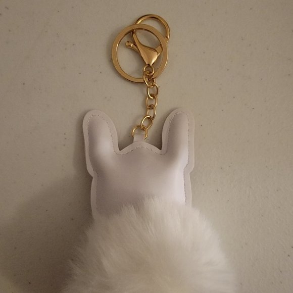 Dog Pom Pom Purse/Key Charm - Picture 3 of 4